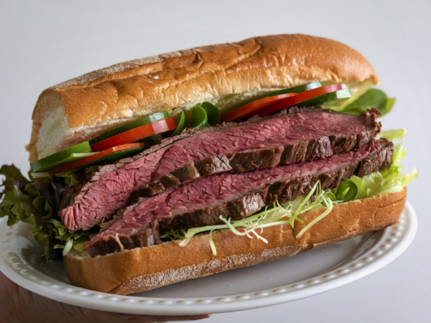 Steak Sandwich (Tender Lomo Sandwich)