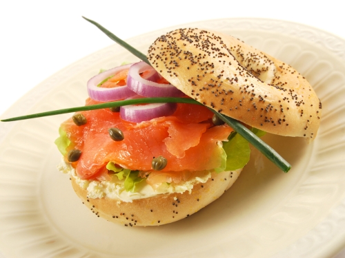 Bagel with Lox Spread