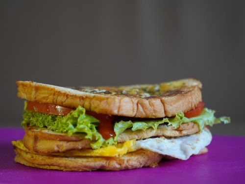 Breakfast Sandwich Without Eggs