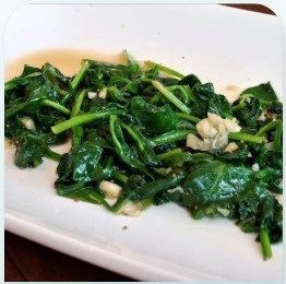 Sautéed Garlic Butter Spinach
