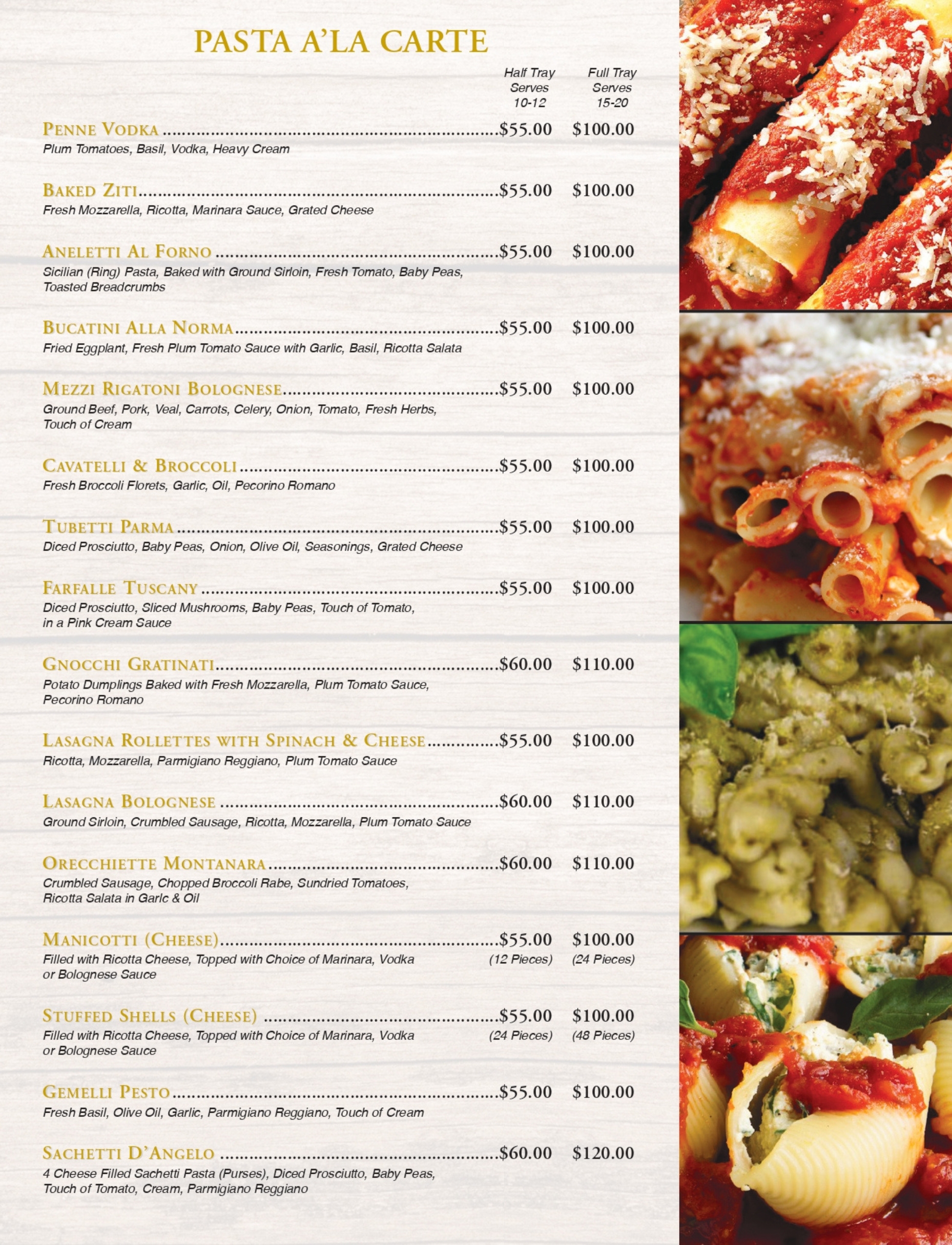 Catering Menu