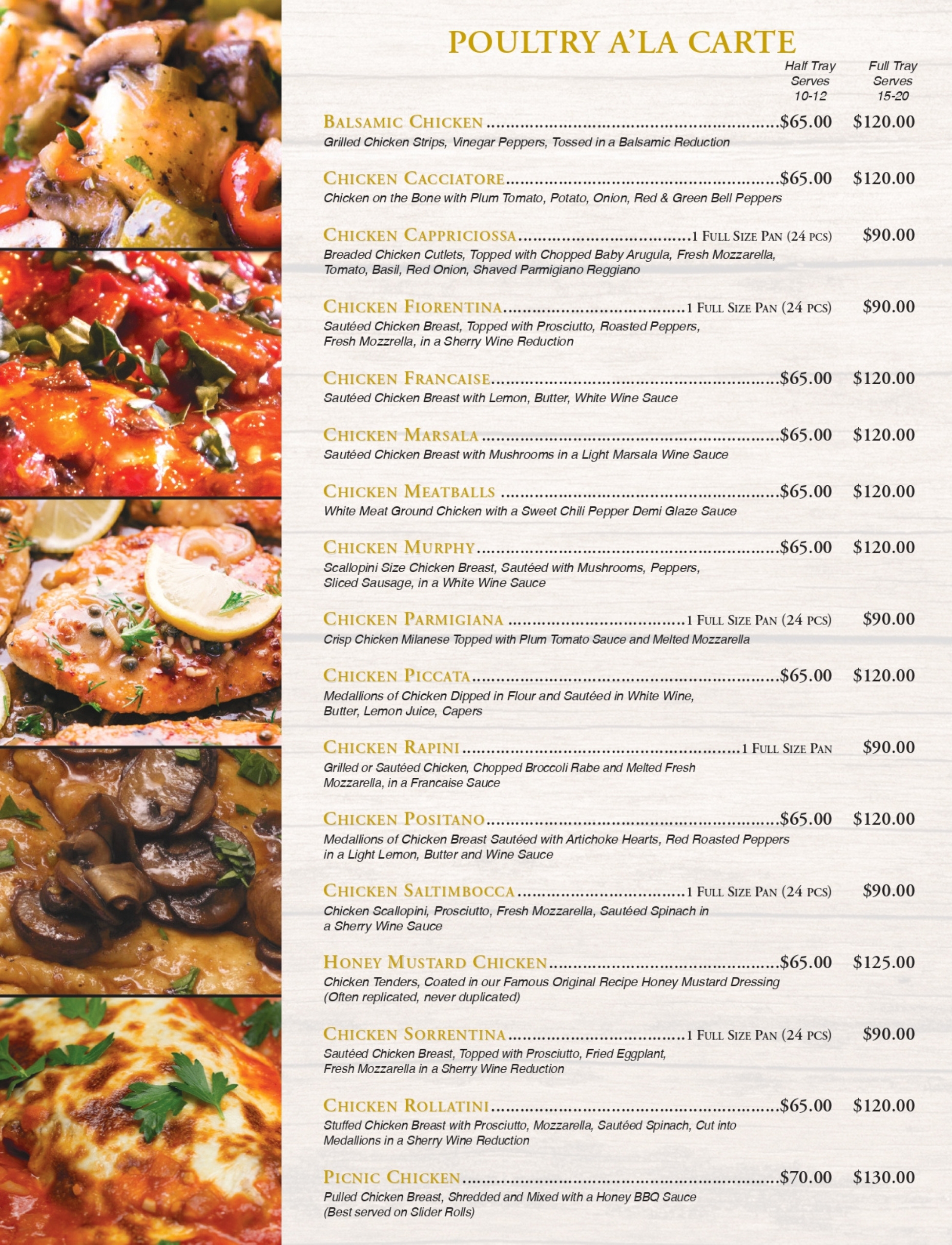 Catering Menu