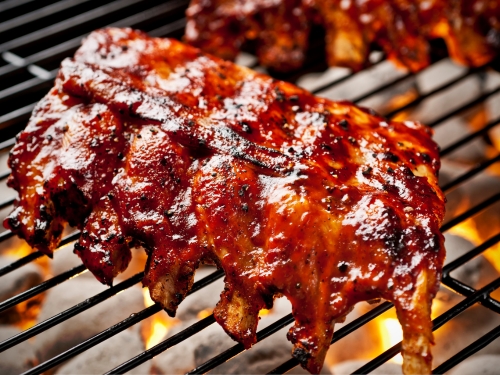 BBQ Pork Ribs & Shrimp