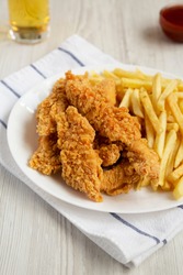 chicken tender 10 PIECES CHICKEN TENDERS WITH FRENCH FRIES 🍟