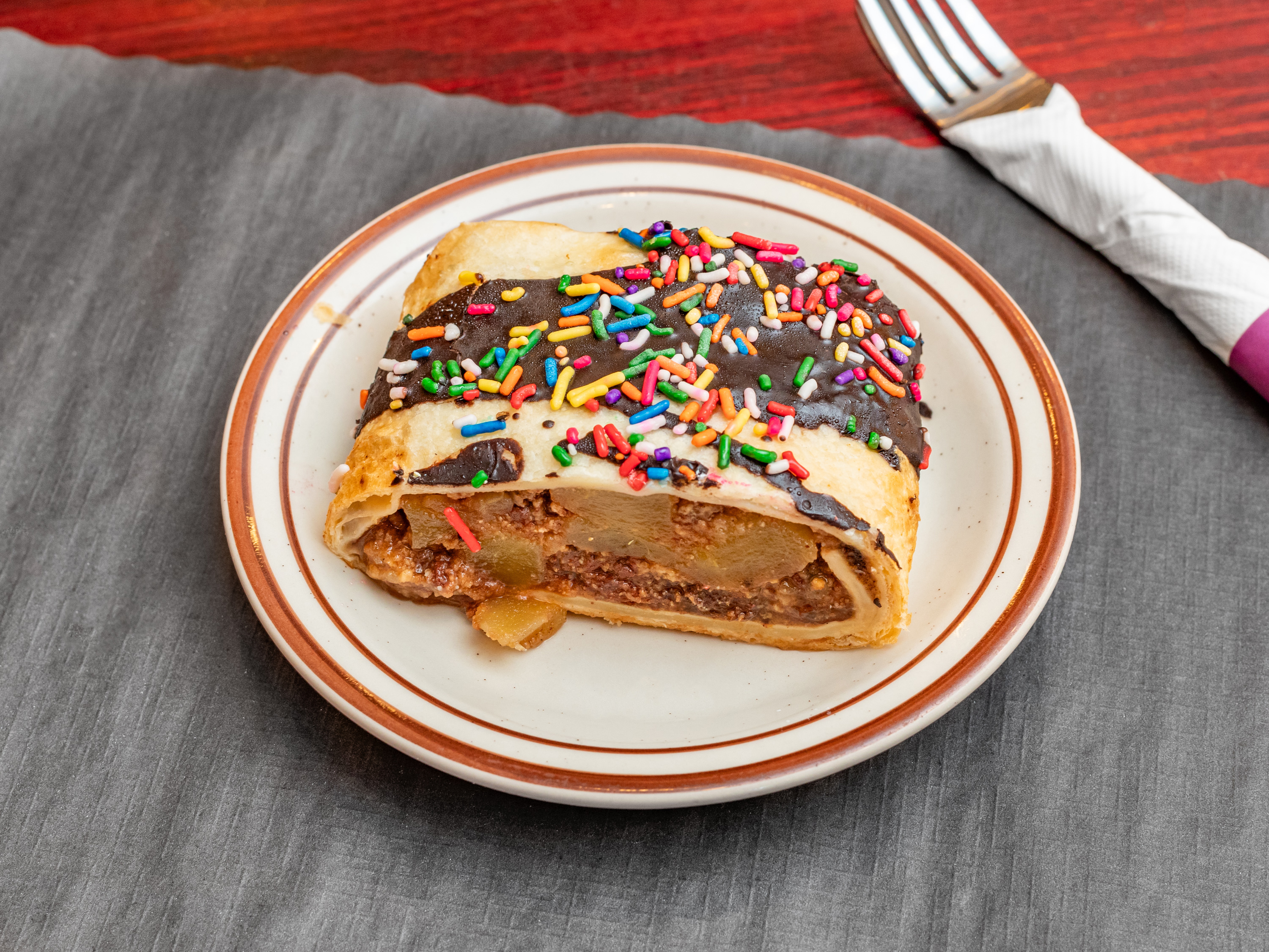 Chocolate Apple Strudel