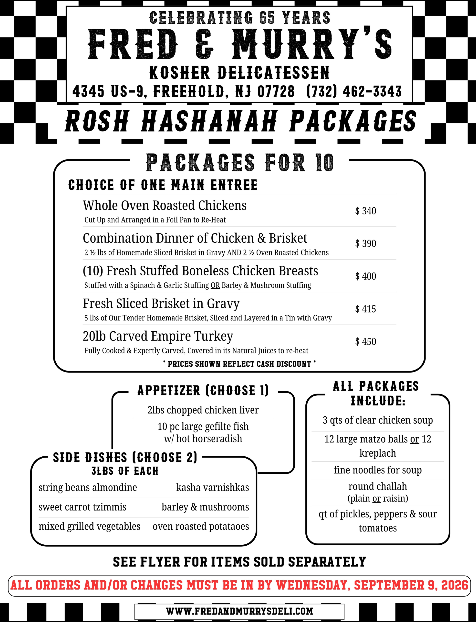Menu Page Two