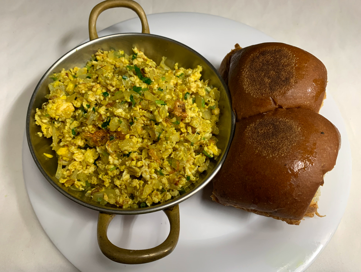 Unda Bhurji Pav