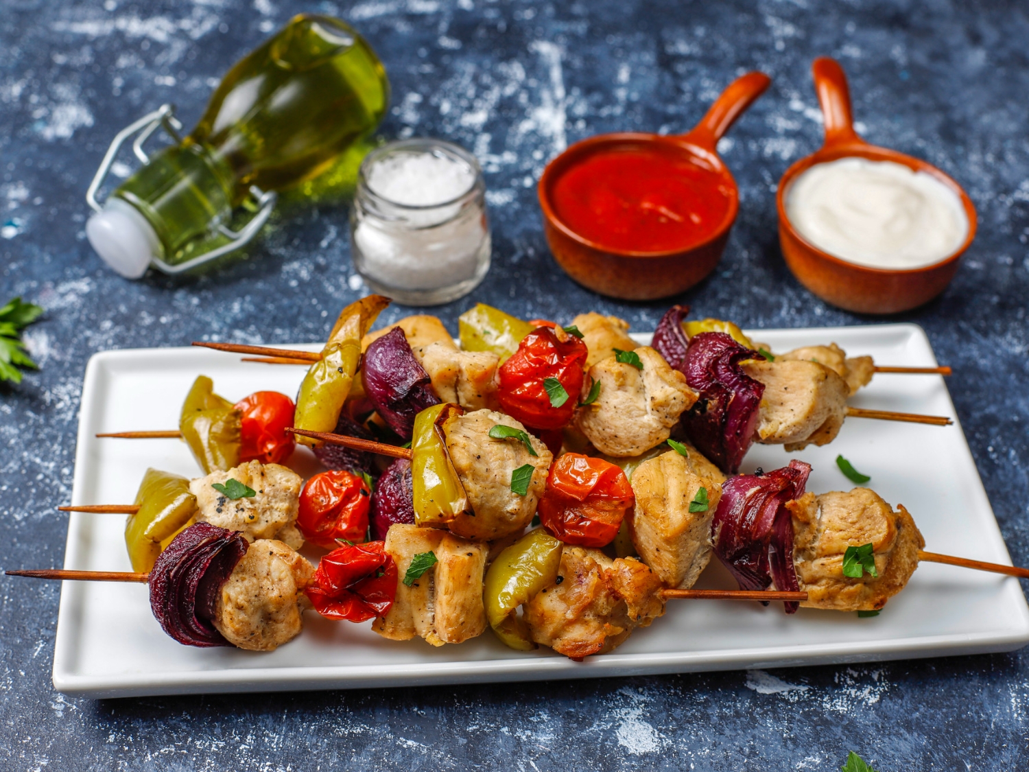Dak-Kkochi (Grilled Chicken Skewers)