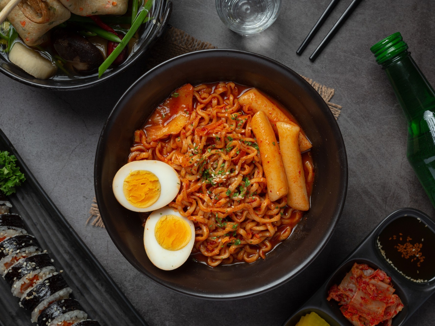 Ramyeon (Spicy Korean Noodles)
