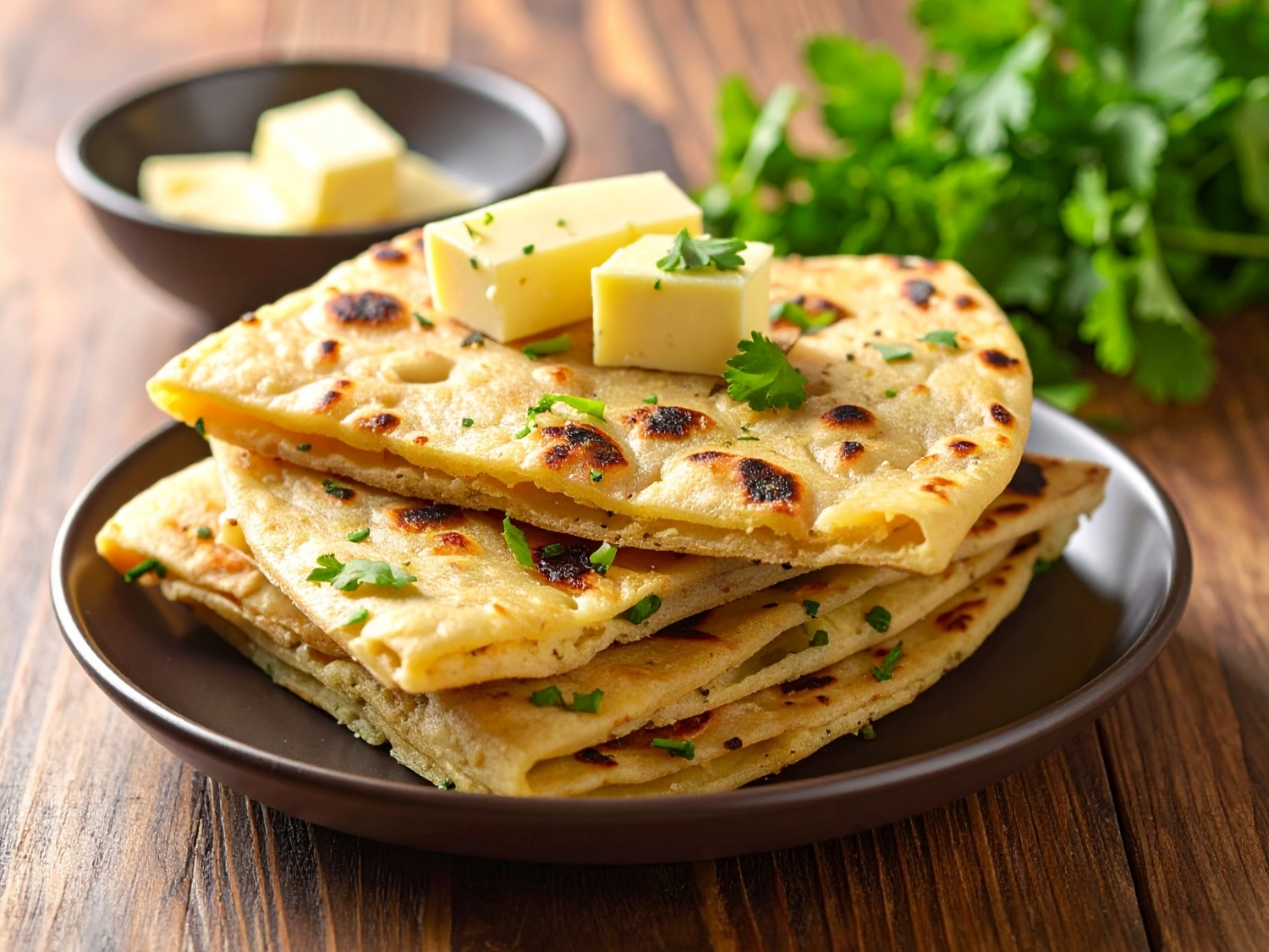 Cheese Garlic Naan