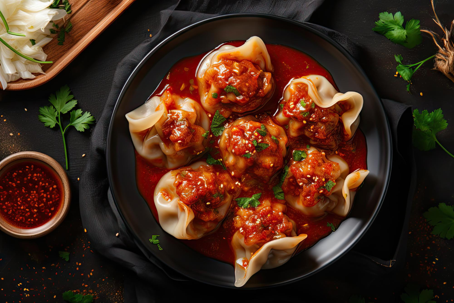 Chilli Momos - Chicken