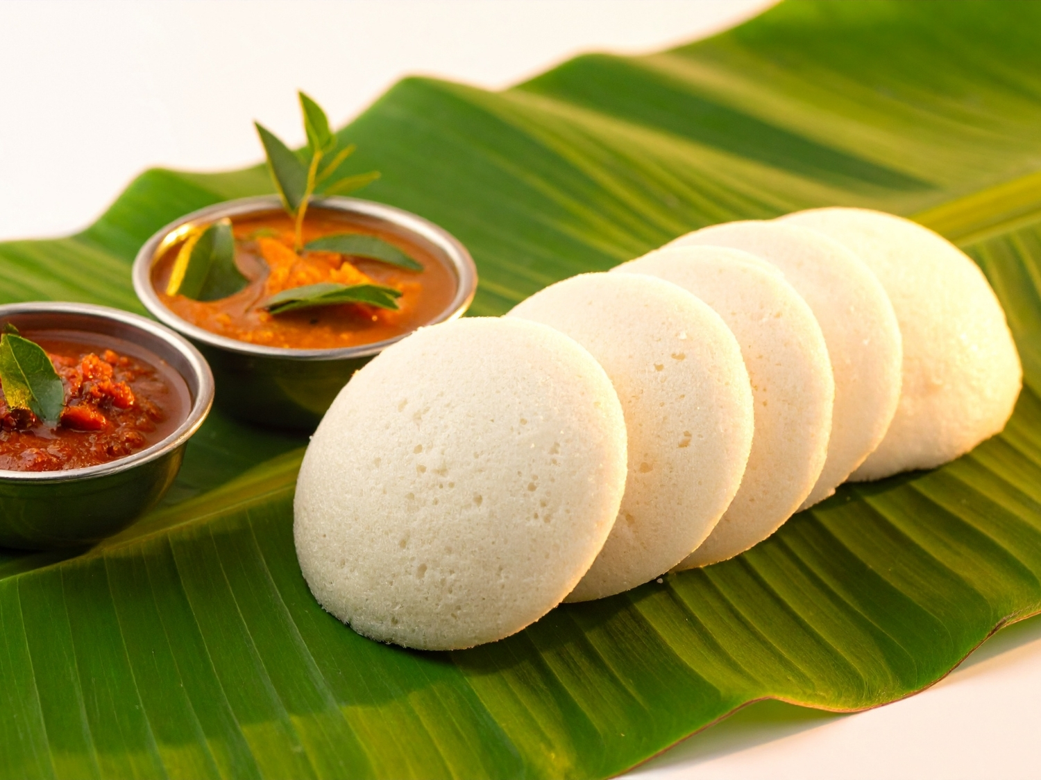 Idli Sambar (Combo - 4 Idly / 12oz Sambar)
