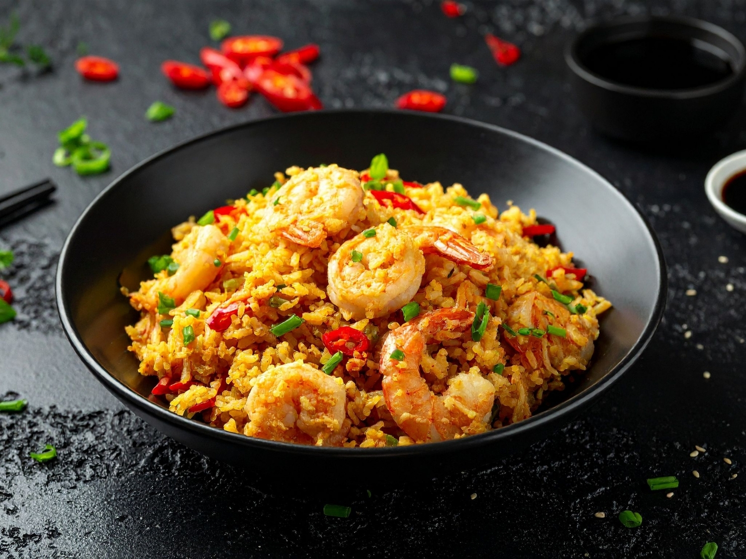 Shrimp Schezwan Fried Rice