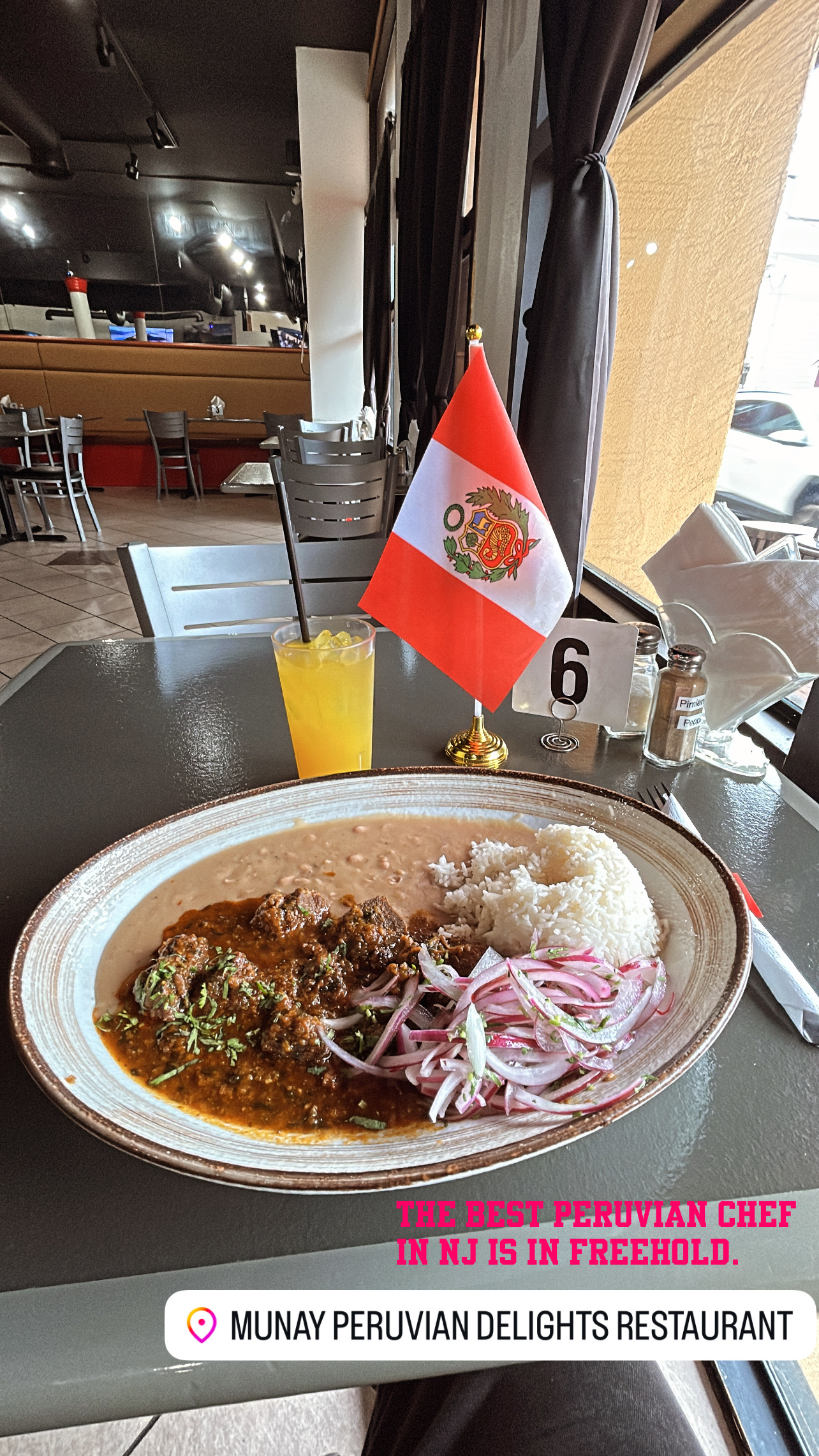 Seco de Cabrito c/ Frijoles