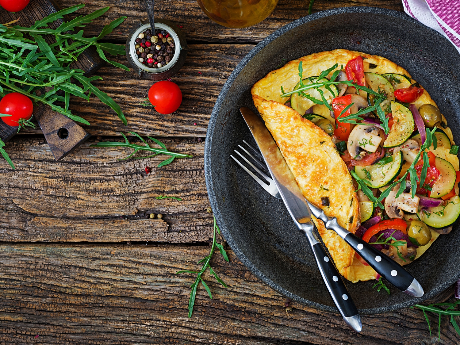 Mushroom Omelette