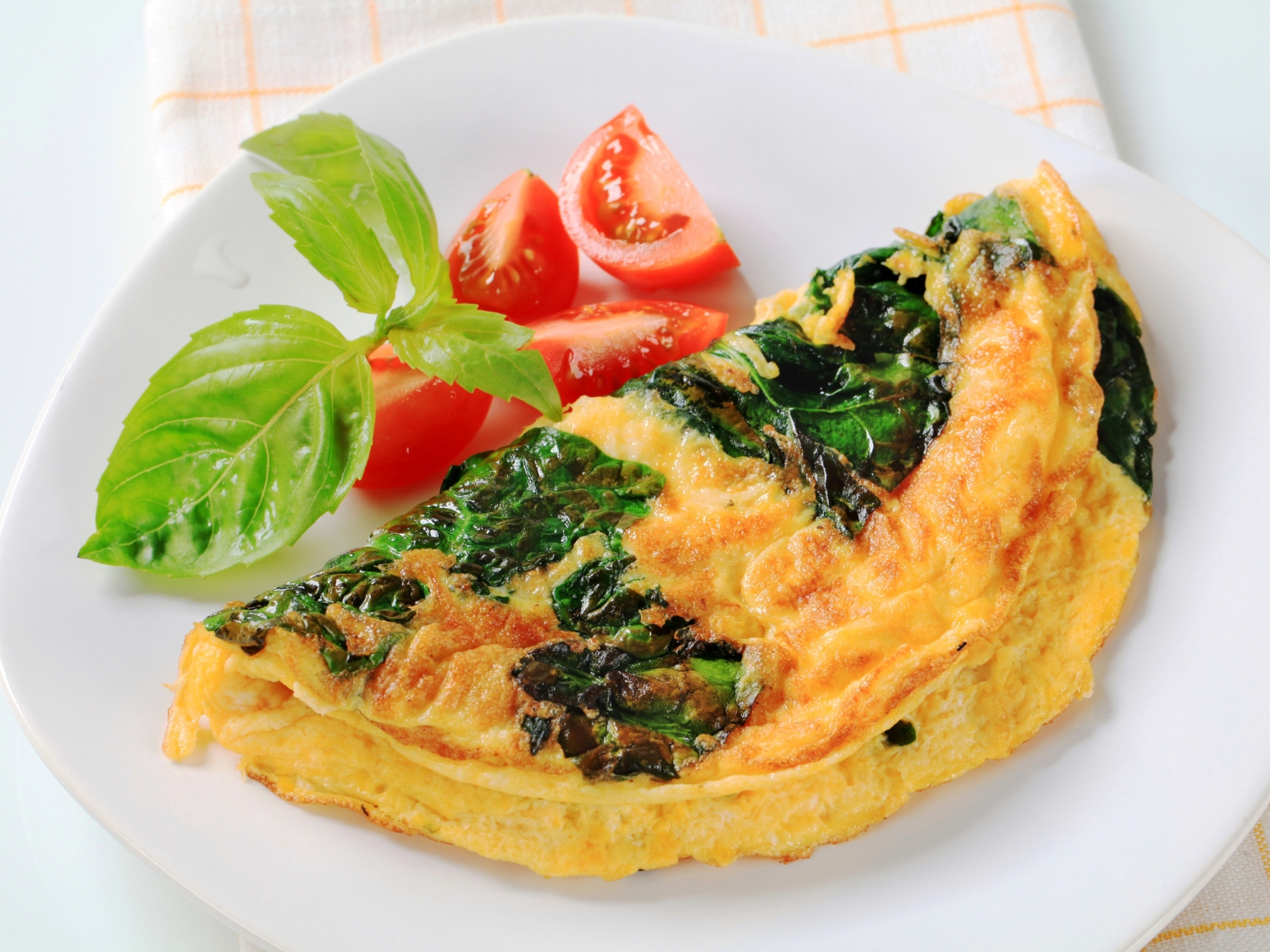 Spinach & Cheese Omelette