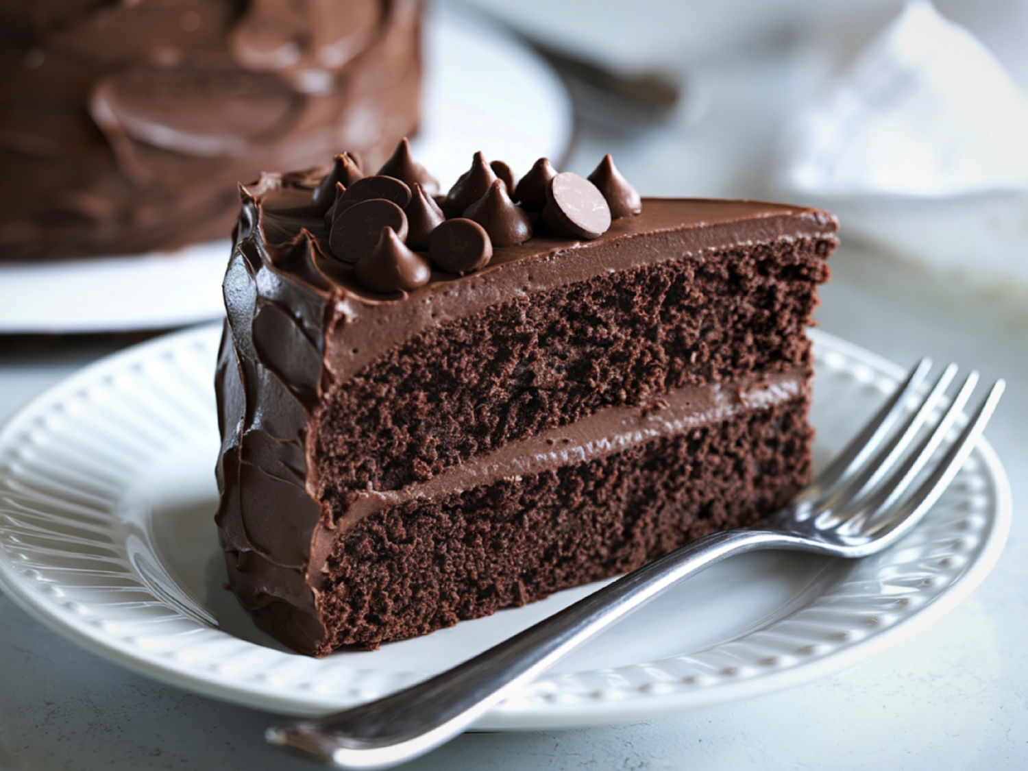 Chocolate Cake Slice