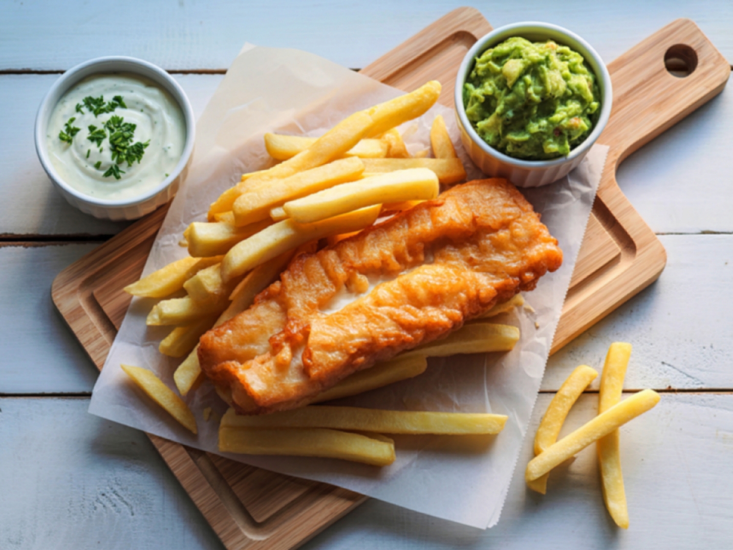 1/2 Fish & FF with Soda & Chips