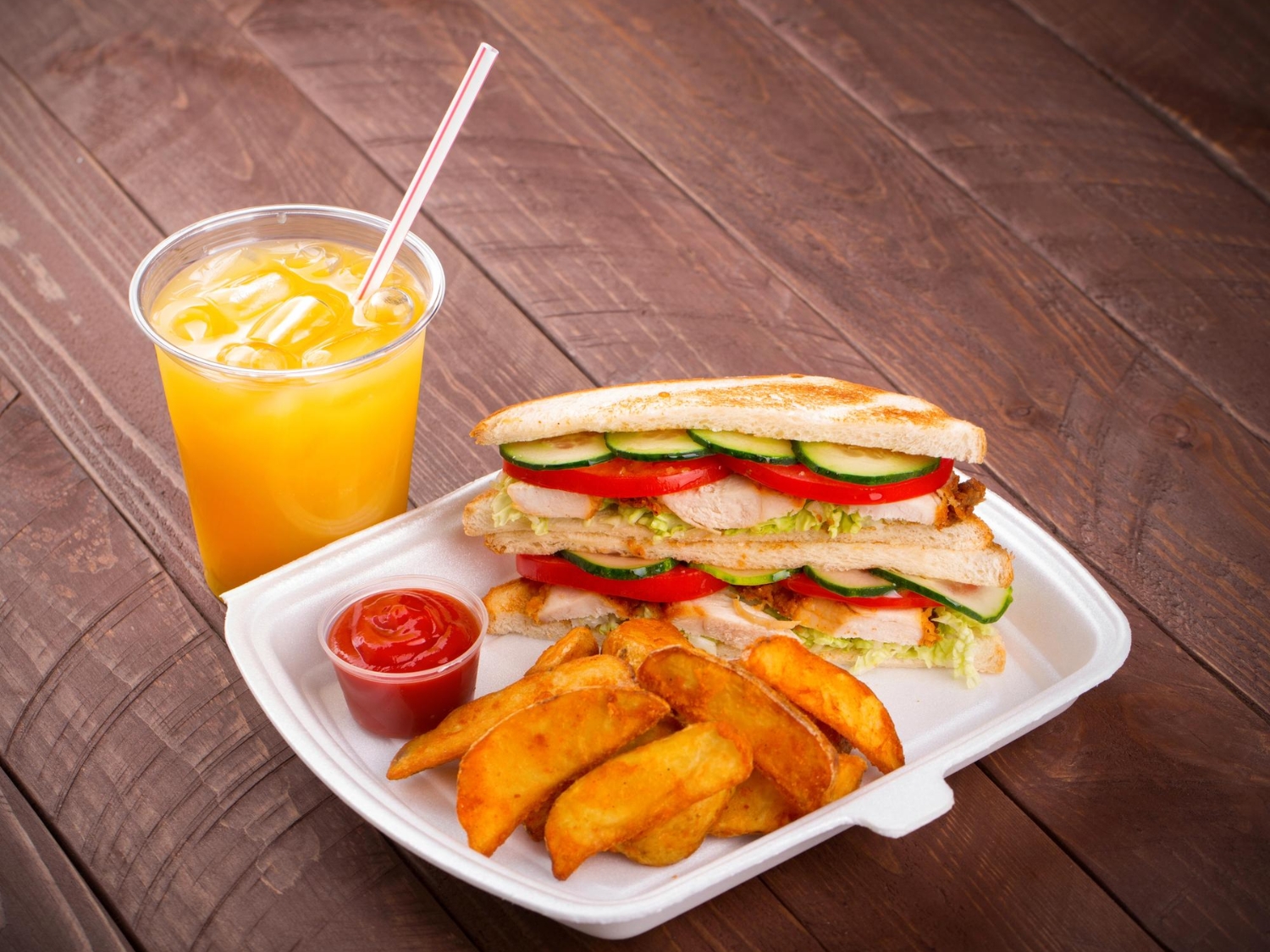 BLT with Chips & Soda