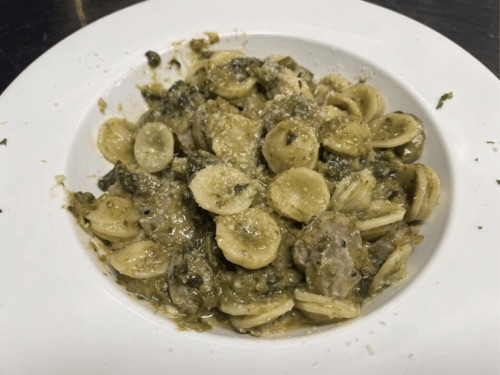 Orecchiette Broccoli Rabe & Sausage