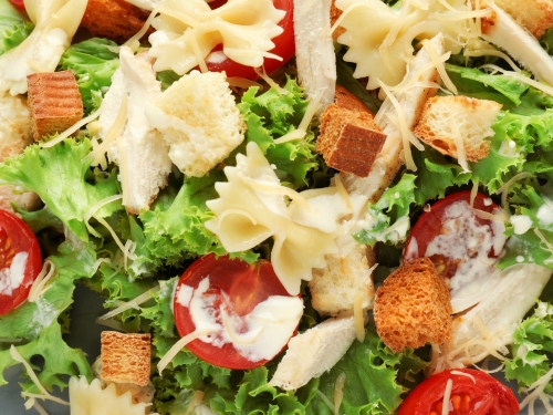 Chicken Pasta Caesar Salad