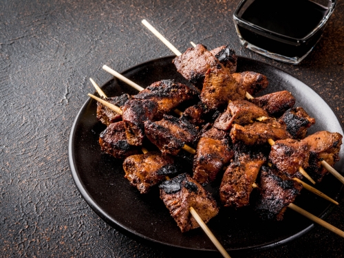 Mini Teriyaki Steak Skewers (24 Pieces)