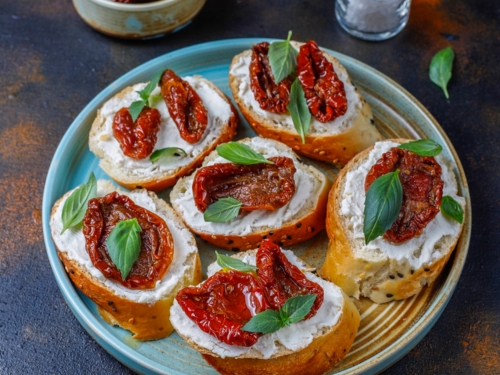 Pork Cutlets Bruschetta