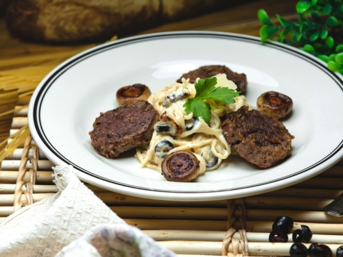 Pork Filet w/ Mushrooms