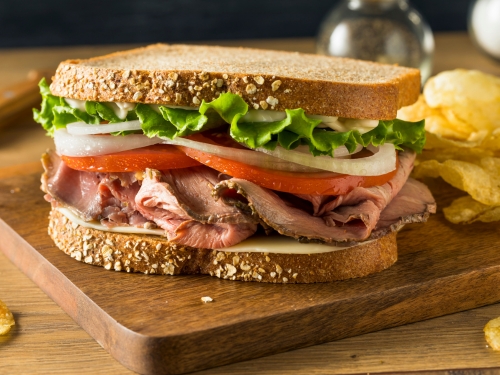 Roast Beef Italiano Sandwich